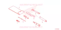 OUTIL pour Honda SH 350 TOP BOX 2024
