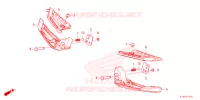 REPOSE PIED pour Honda SH 350 TOP BOX 2024