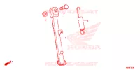 BEQUILLE LATERALE pour Honda CB 150 R ABS 2018