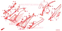COUVERCLES LATERAUX pour Honda CB 150 R ABS 2018