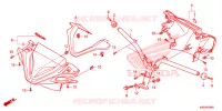 GUIDON   CARENAGE pour Honda CLICK 125 2020