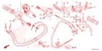LEVIER DE GUIDON   CABLE   COMMODO pour Honda CLICK 125 2020