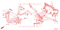 GUIDON   CARENAGE pour Honda CLICK 125 2023
