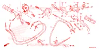 LEVIER DE GUIDON   CABLE   COMMODO pour Honda CLICK 125 2023