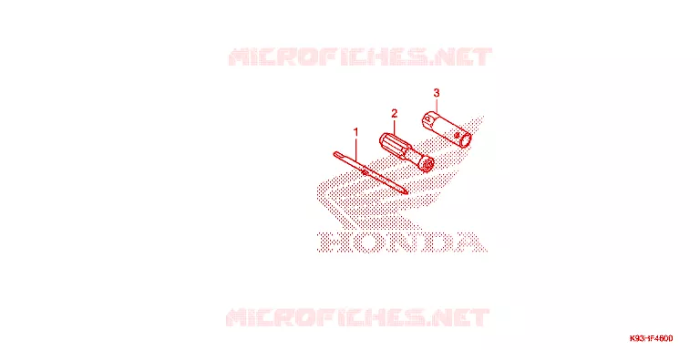 OUTIL Honda SCOOTER 110 SCOOPY 2019  ACF110CBTK_TH