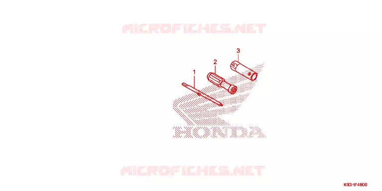 OUTIL Honda SCOOTER 110 SCOOPY 2020  ACF110CBTK_TH