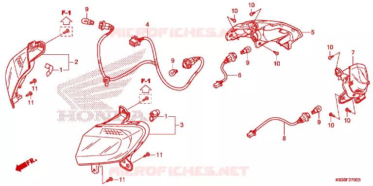 CLIGNOTANT Honda SCOOTER 110 SCOOPY 2019  ACF110CBTK_TH