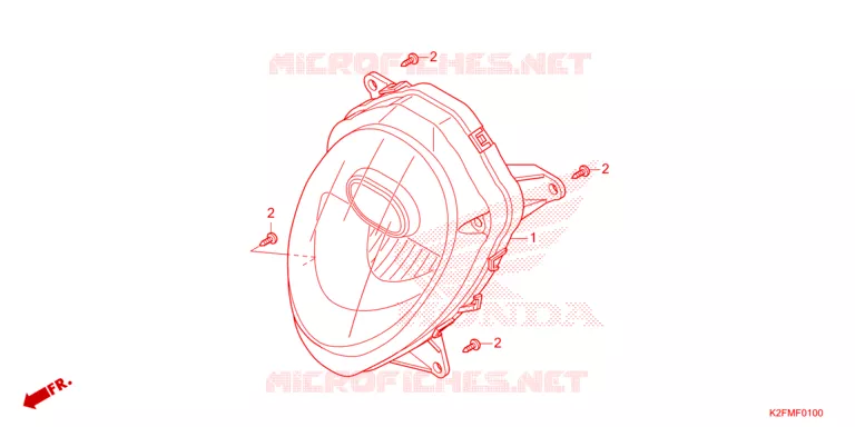 PHARE Honda SCOOTER 110 SCOOPY 2021  ACF110BTM