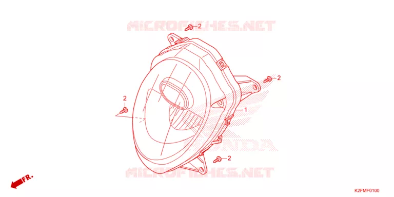 PHARE Honda SCOOTER 110 SCOOPY 2021  ACF110BTM