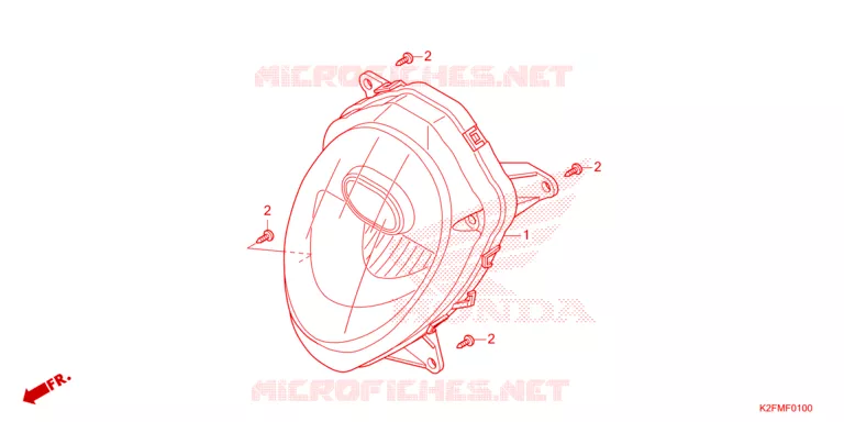 PHARE Honda SCOOTER 110 SCOOPY 2021  ACF110BTM