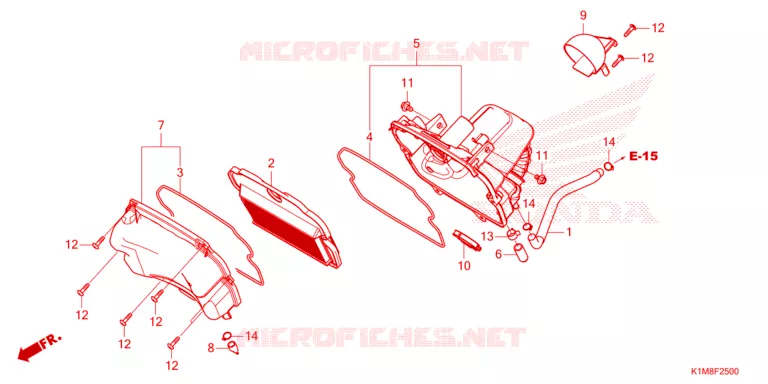 FILTRE A AIR Honda MOTO 110 CUB 2021  NBC110MDFM