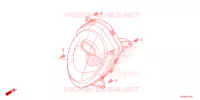 PHARE pour Honda SCOOPY 110 CLUB 12 2022