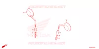 RETROVISEUR pour Honda SCOOPY 110 CLUB 12 2022