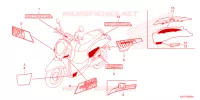 AUTOCOLLANTS pour Honda SCOOPY 110 2022