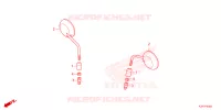 RETROVISEUR pour Honda SCOOPY 110 2022