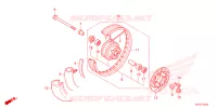 ROUE AVANT pour Honda SCOOPY 110 2022