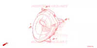 PHARE pour Honda SCOOPY 110 URBAN TEAM 2022