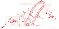 CADRE pour Honda SCOOPY 110 URBAN TEAM 2022