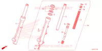 FOURCHE pour Honda SCOOPY 110 URBAN 2023