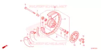 ROUE AVANT pour Honda SCOOPY 110 URBAN 2023