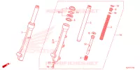 FOURCHE pour Honda SCOOPY 110 PRESTIGE 2023