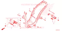 CADRE pour Honda SCOOPY 110 PRESTIGE 2023