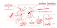 AUTOCOLLANTS pour Honda SCOOPY 110 PRESTIGE 2023