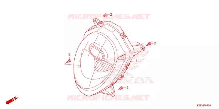 PHARE Honda SCOOTER 110 SCOOPY 2023  ACF110CBTP_TH