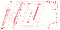 FOURCHE pour Honda CLICK 160 CBS 2022