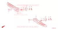 REPOSE PIED pour Honda SCOOPY 110 URBAN 2024
