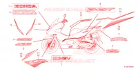 AUTOCOLLANTS pour Honda PCX 160 ABS 2023