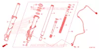 FOURCHE pour Honda PCX 160 ABS 2023