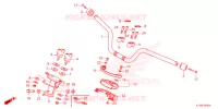 GUIDON   CARENAGE pour Honda PCX 160 ABS 2023