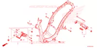CADRE pour Honda SCOOPY 110 CLUB 12 2024