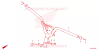 GUIDON pour Honda SCOOPY 110 CLUB 12 2024
