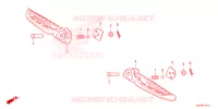 REPOSE PIED pour Honda SCOOPY 110 CLUB 12 2024