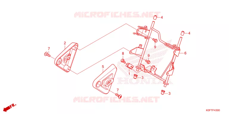SUPPORT PHARE Honda MOTO 125 MONKEY 2023  Z125MN