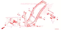 CADRE pour Honda SCOOPY 110 PRESTIGE 2024