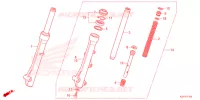 FOURCHE pour Honda SCOOPY 110 CLUB 12 2024