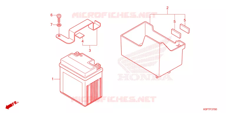 BATTERIE Honda MOTO 125 MONKEY 2023  Z125MN_2TH