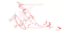 SILENCIEUX D'ECHAPPEMENT pour Honda CLICK 160 ABS SP 2024