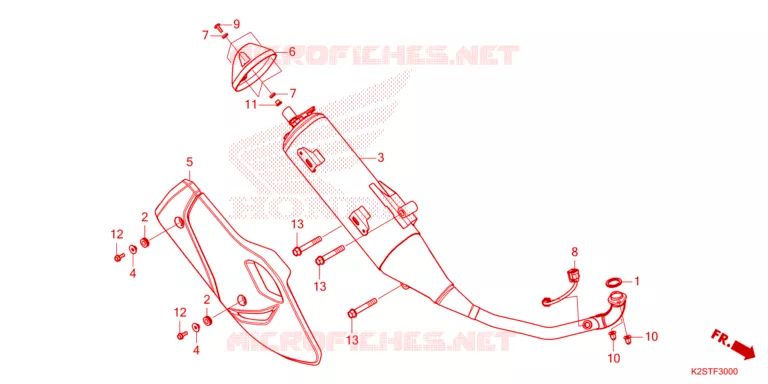 SILENCIEUX D'ECHAPPEMENT Honda SCOOTER 160 CLICK 2024  ACB160CATR
