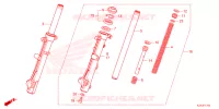 FOURCHE pour Honda CLICK 160 CBS 2022