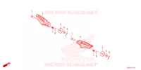 REPOSE PIED pour Honda CLICK 160 CBS 2022