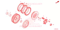 EMBRAYAGE pour Honda SUPER CUB 110 2024