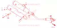 SILENCIEUX D'ECHAPPEMENT pour Honda SUPER CUB 110 2024