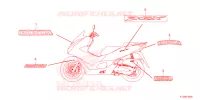 AUTOCOLLANTS pour Honda PCX 160 2024
