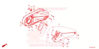 COUVERCLE GAUCHE pour Honda PCX 160 2024