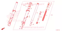 FOURCHE pour Honda PCX 160 2024