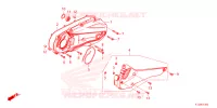 COUVERCLE GAUCHE pour Honda PCX 160 ABS 2024
